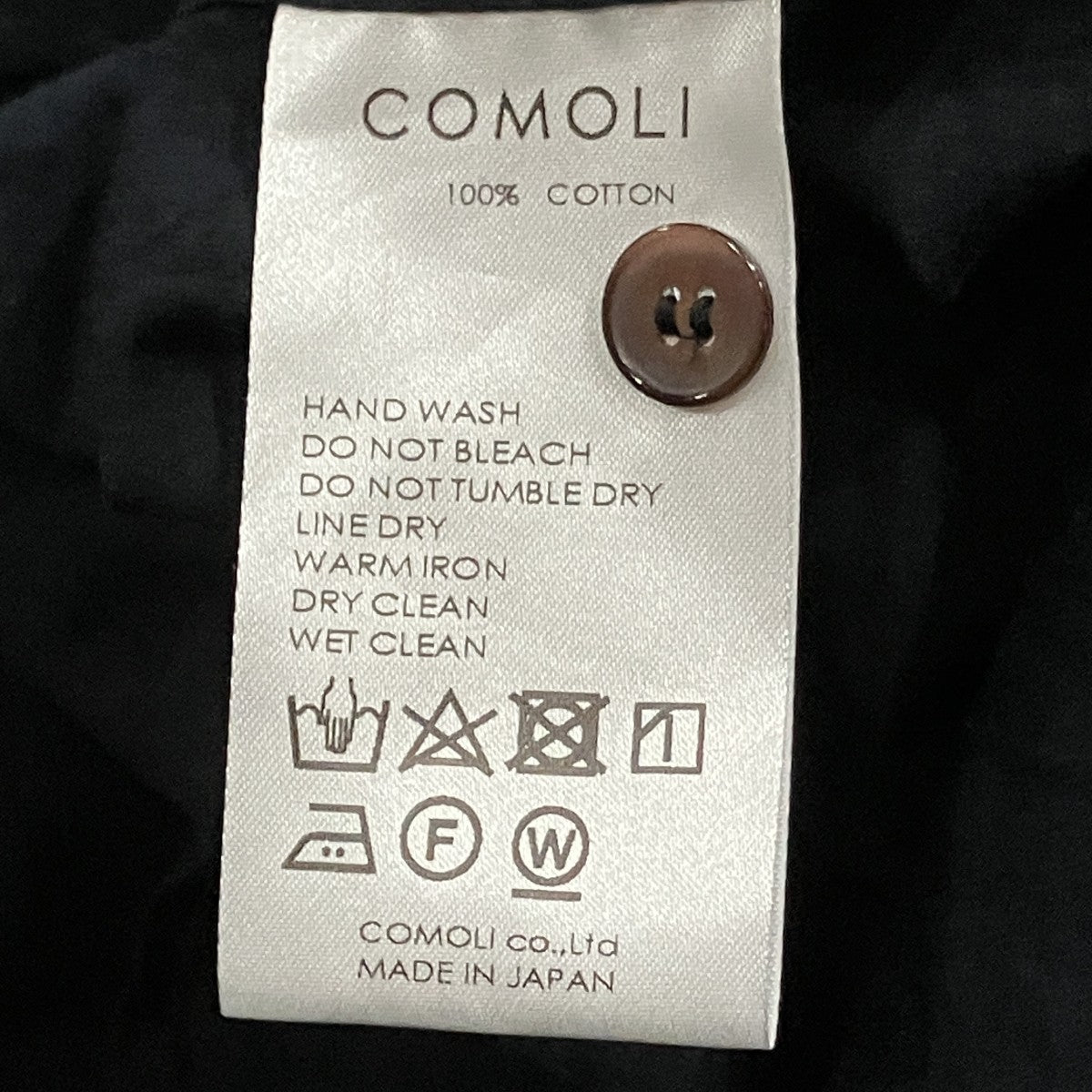 COMOLI 半袖シャツ 古着・中古-6枚目のアイテム画像