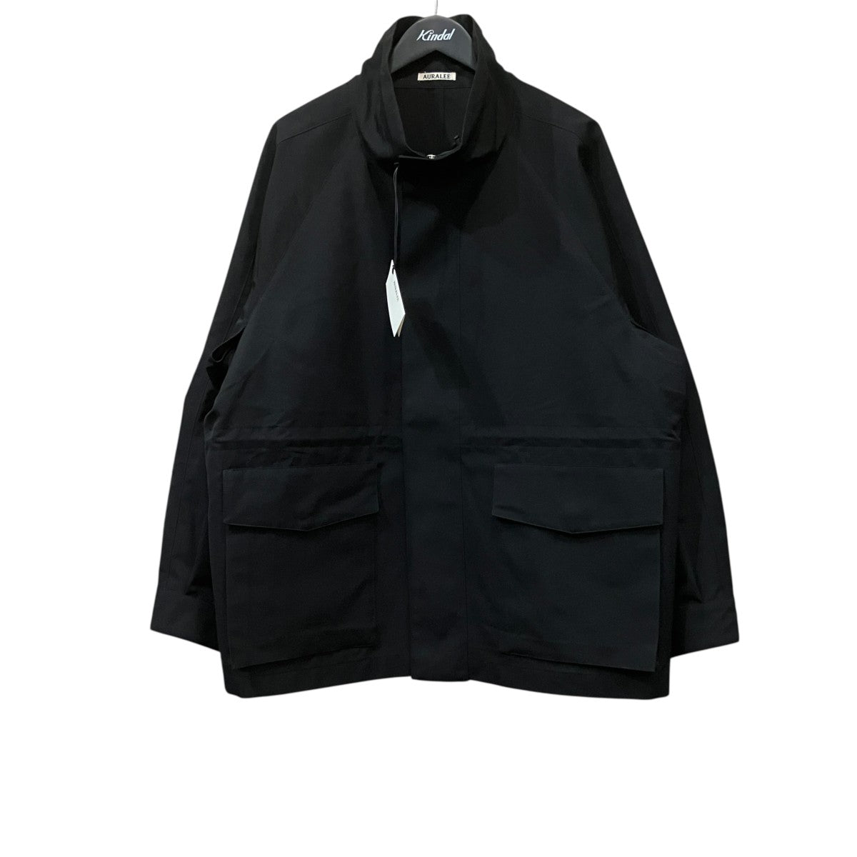 WOOL MAX CANVAS HIGH NECK ZIP BLOUSON ジップアップブルゾン
