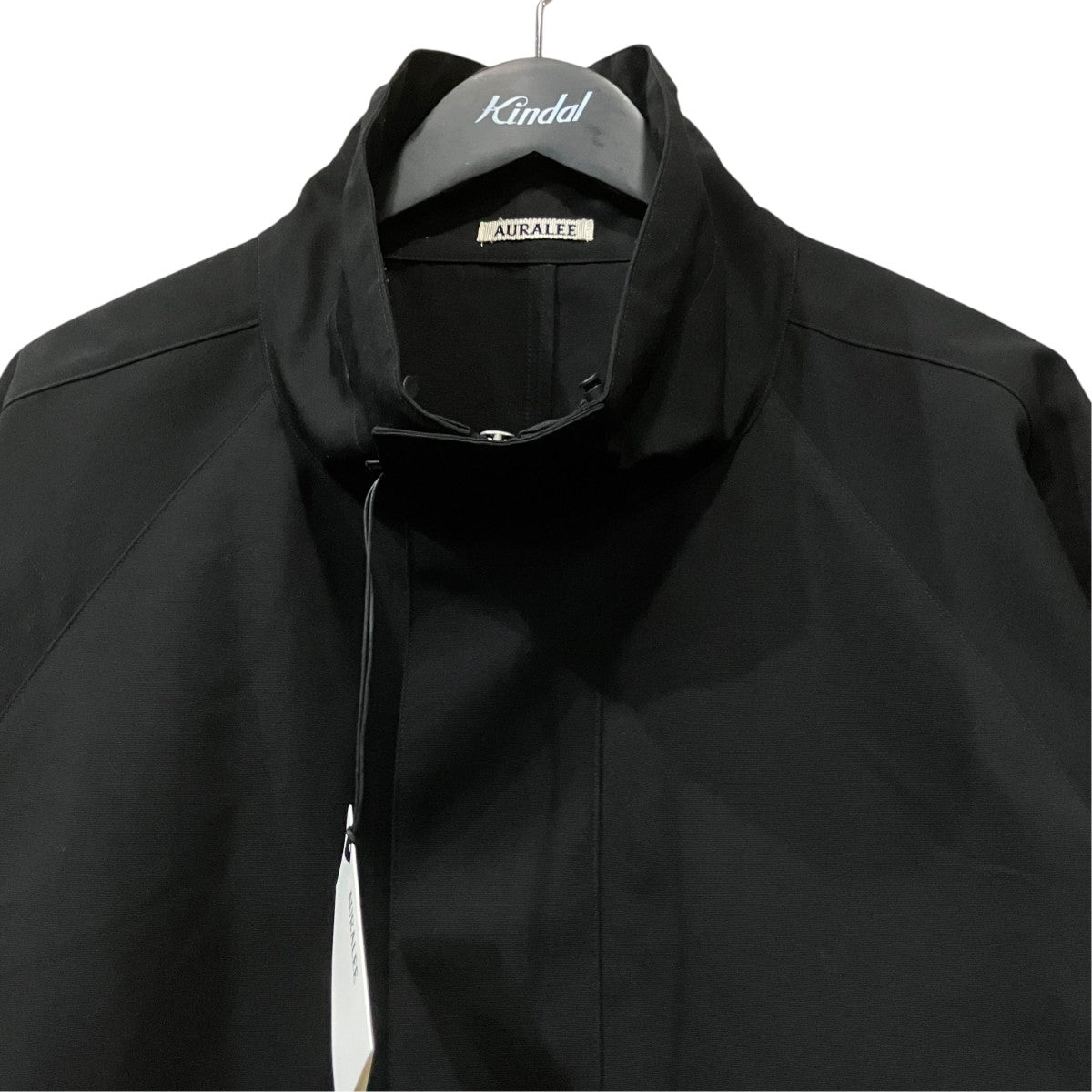 WOOL MAX CANVAS HIGH NECK ZIP BLOUSON ジップアップブルゾン