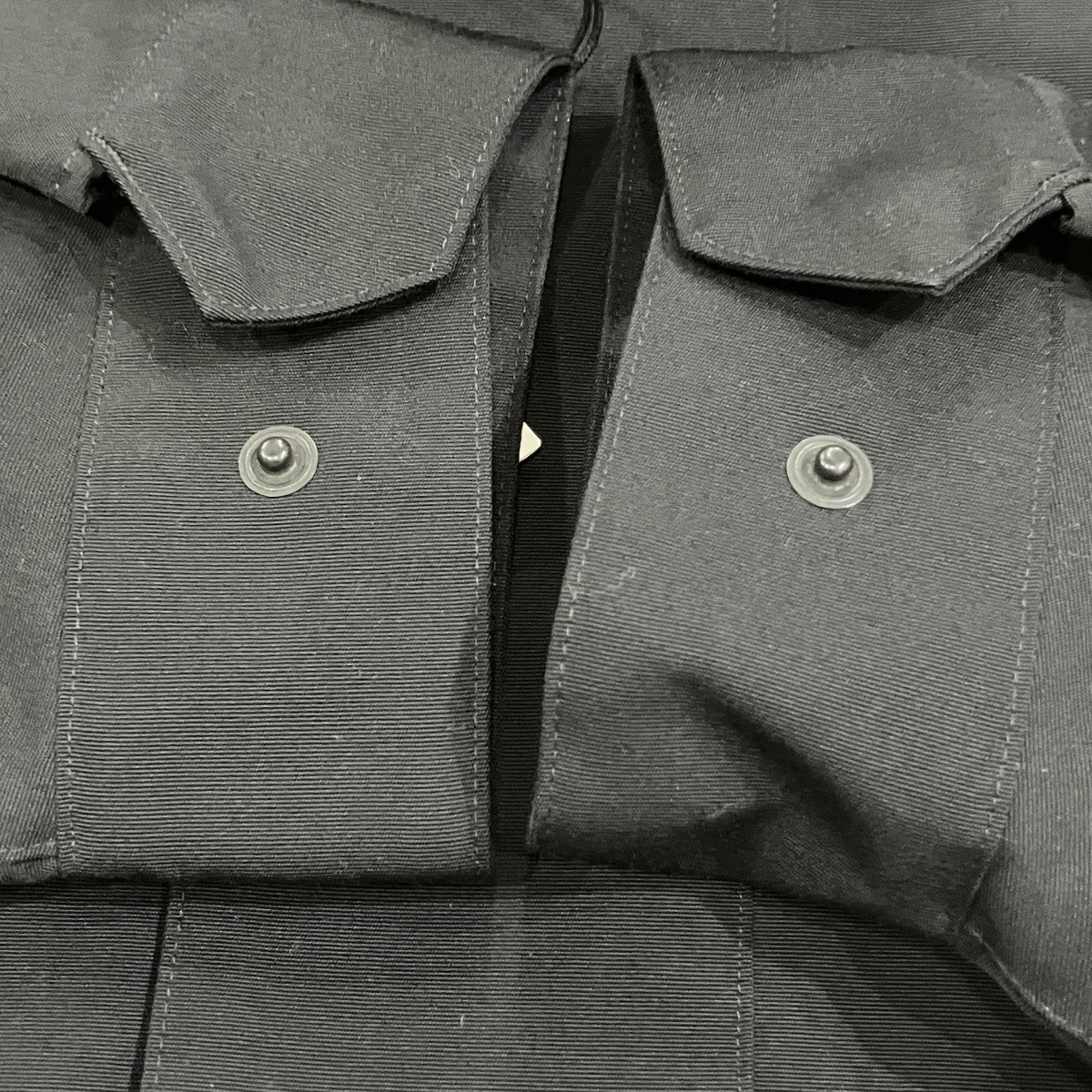 WOOL MAX CANVAS HIGH NECK ZIP BLOUSON ジップアップブルゾン