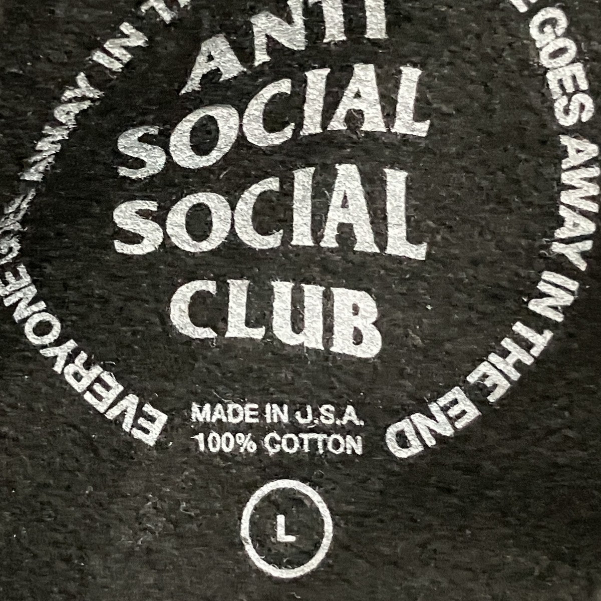 ANTI SOCIAL SOCIAL CLUB フロントプリントパーカー 古着・中古-5枚目のアイテム画像