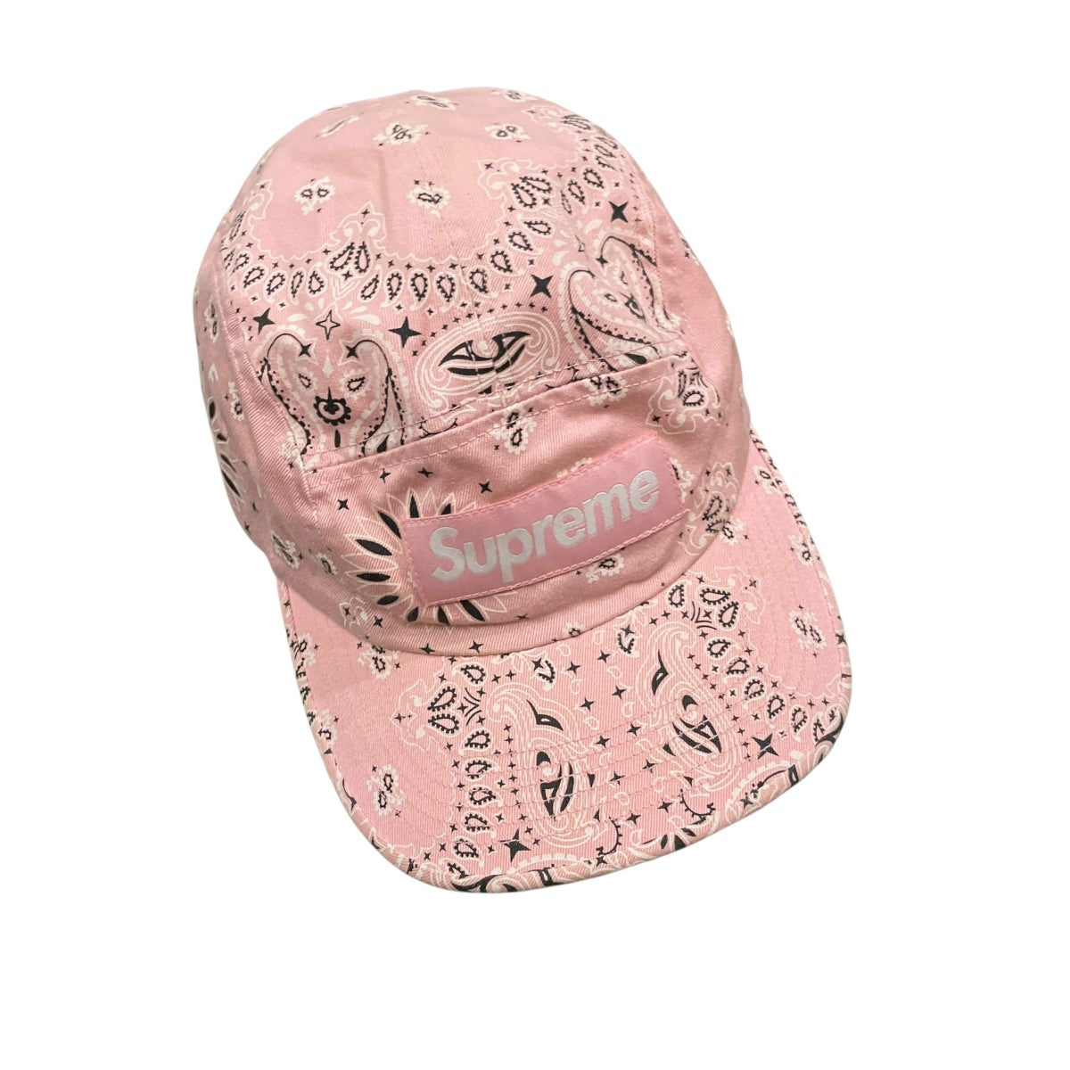 Supreme(シュプリーム) Bandana Camp Capキャップ ピンク｜【公式