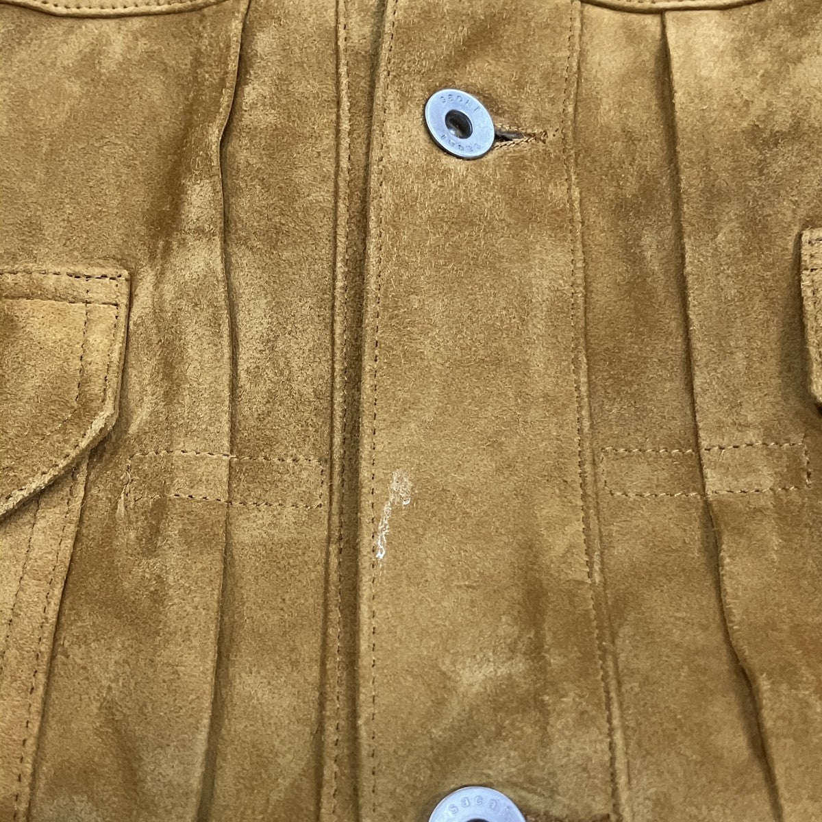 sacai スウェードジャケット 古着・中古-5枚目のアイテム画像