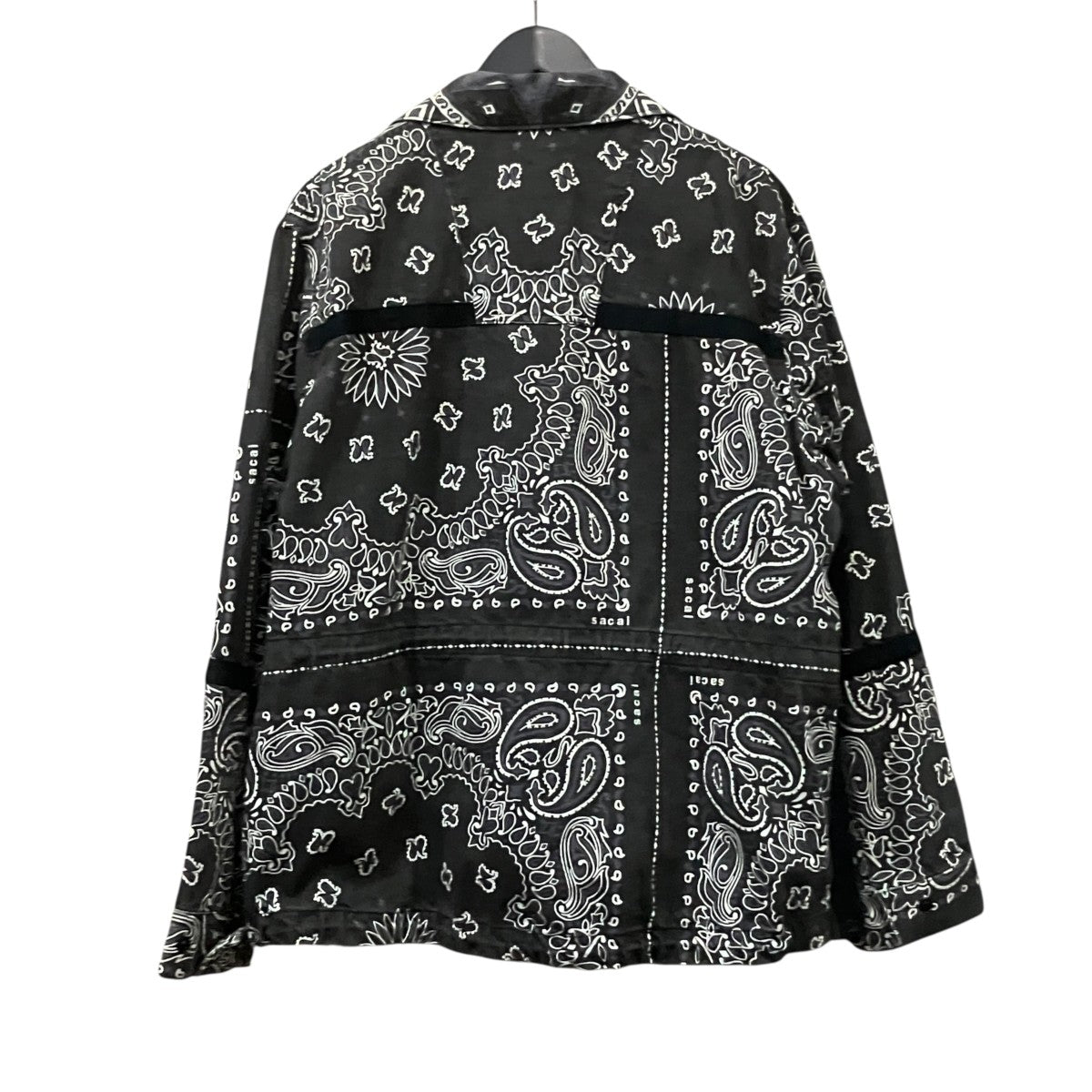 sacai バンダナプリントブルゾン 古着・中古-2枚目のアイテム画像