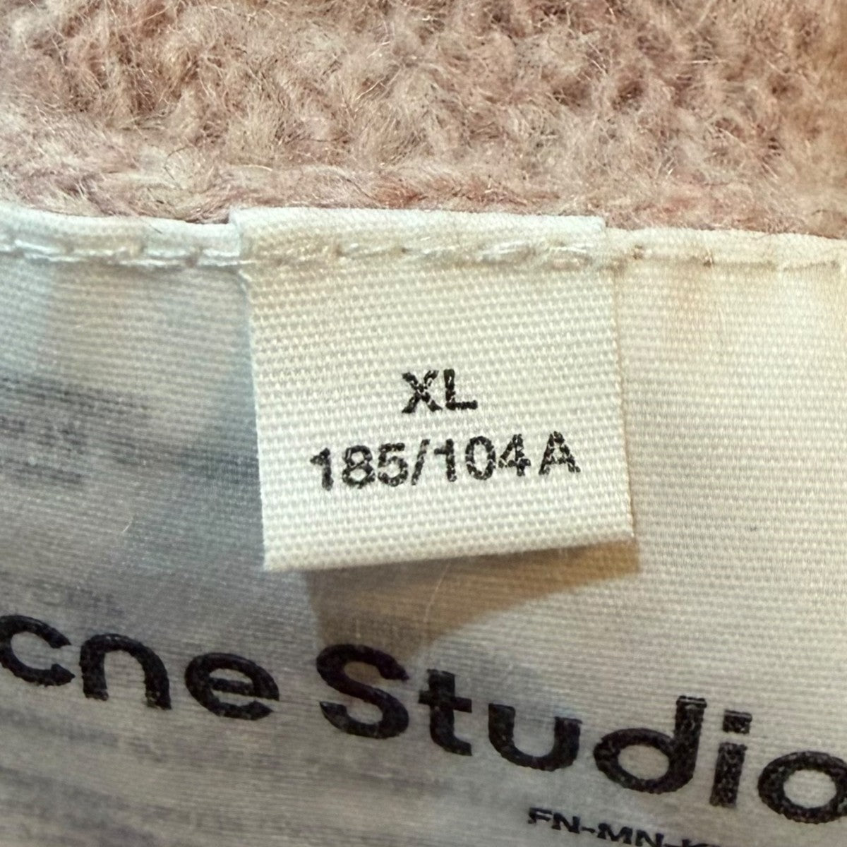 ACNE STUDIOS ロゴ刺繍ニットカーディガン 古着・中古-5枚目のアイテム画像