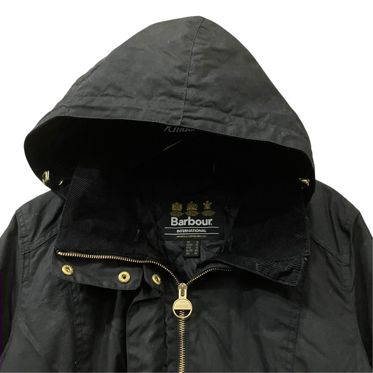 Barbour ジップアップジャケット 古着・中古-3枚目のアイテム画像