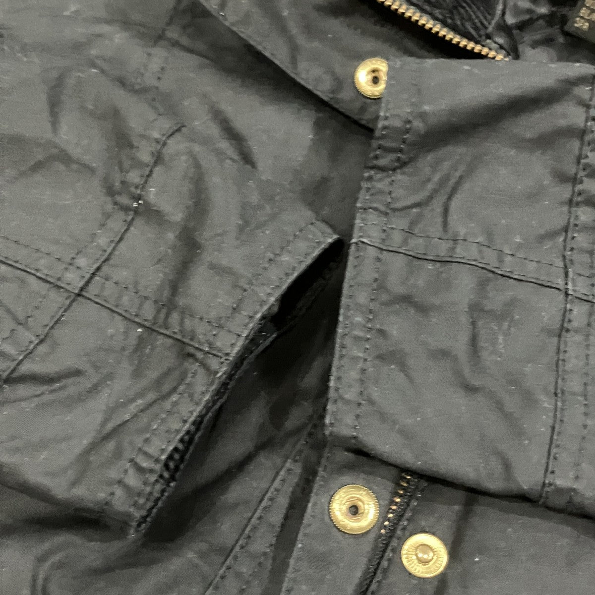 Barbour ジップアップジャケット 古着・中古-4枚目のアイテム画像