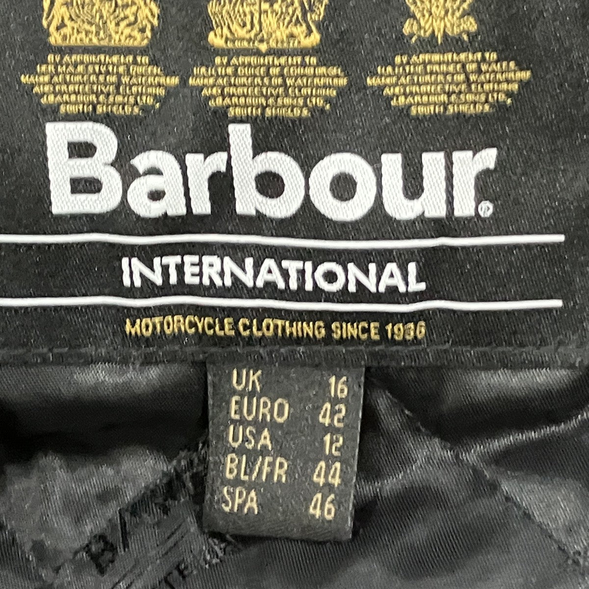 Barbour ジップアップジャケット 古着・中古-5枚目のアイテム画像