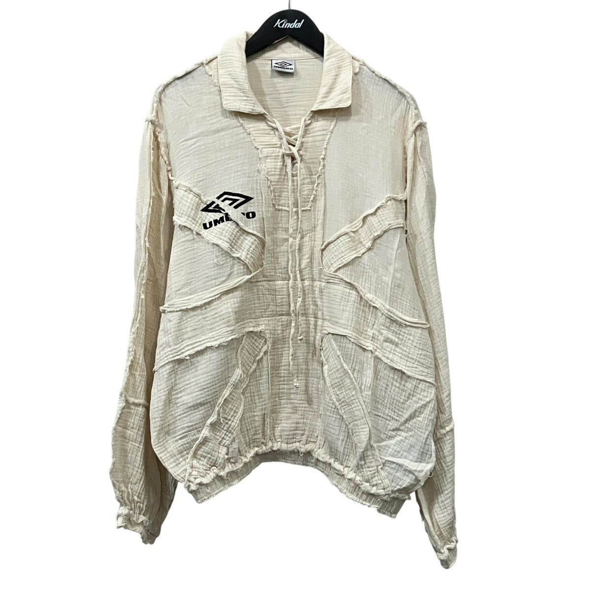 UMBRO レースアップポロシャツ 古着・中古-1枚目のアイテム画像