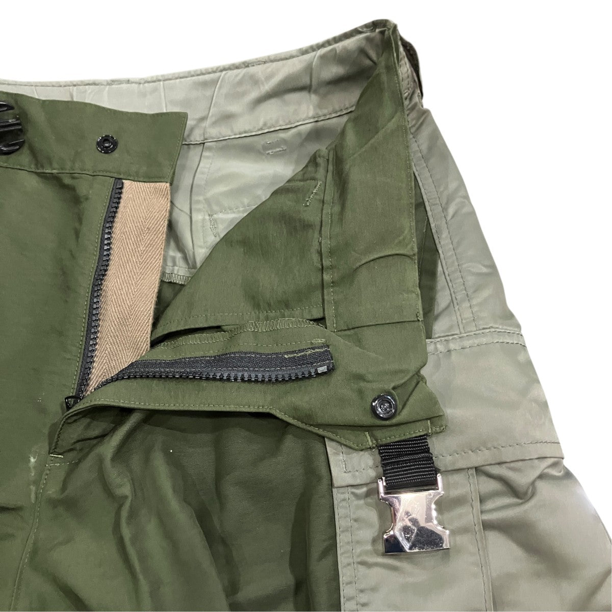 sacai Nylon Twill Mix Pants カーゴパンツ 古着・中古-4枚目のアイテム画像