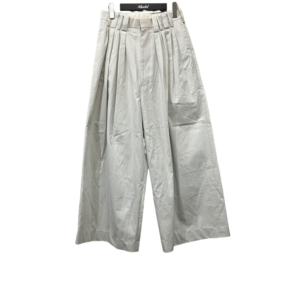 SOSHIOTSUKI EIGHT TUCK HIGH WEST TROUSE タックパンツ 古着・中古-1枚目のアイテム画像