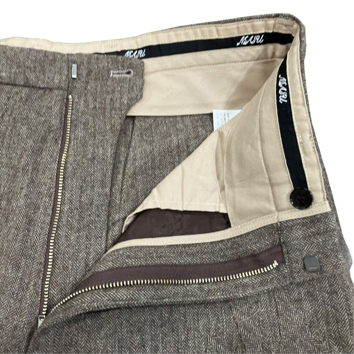 MASU ウールパンツ 古着・中古-4枚目のアイテム画像