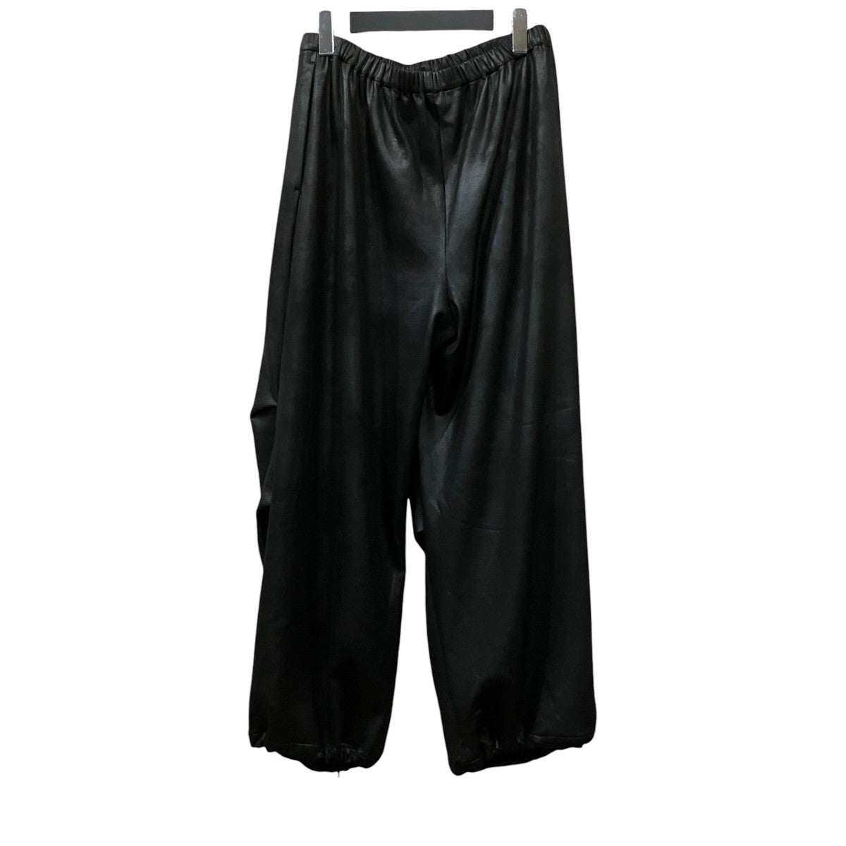 LAD MUSICIAN STRETCH FAUX LEATHER JERSEY OVER PANTS イージーパンツ 古着・中古-2枚目のアイテム画像