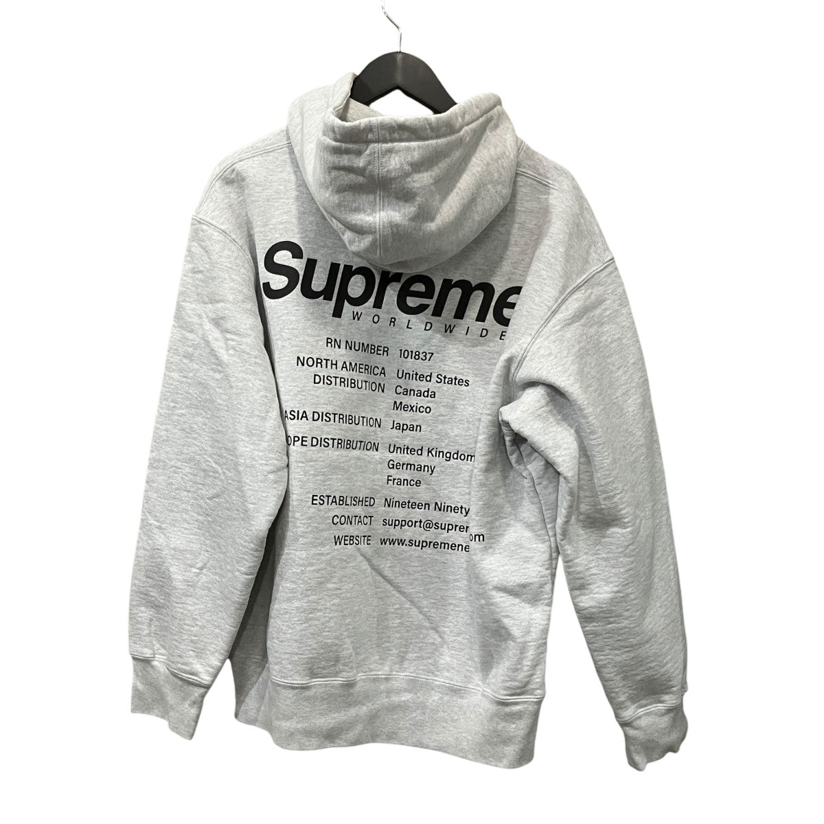Worldwide Hooded Sweatshirtプルオーバーパーカー