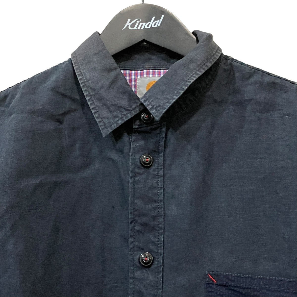 CarHartt×CDG JUNYA WATANABE MAN 半袖シャツ WG-B909 ブラック サイズ