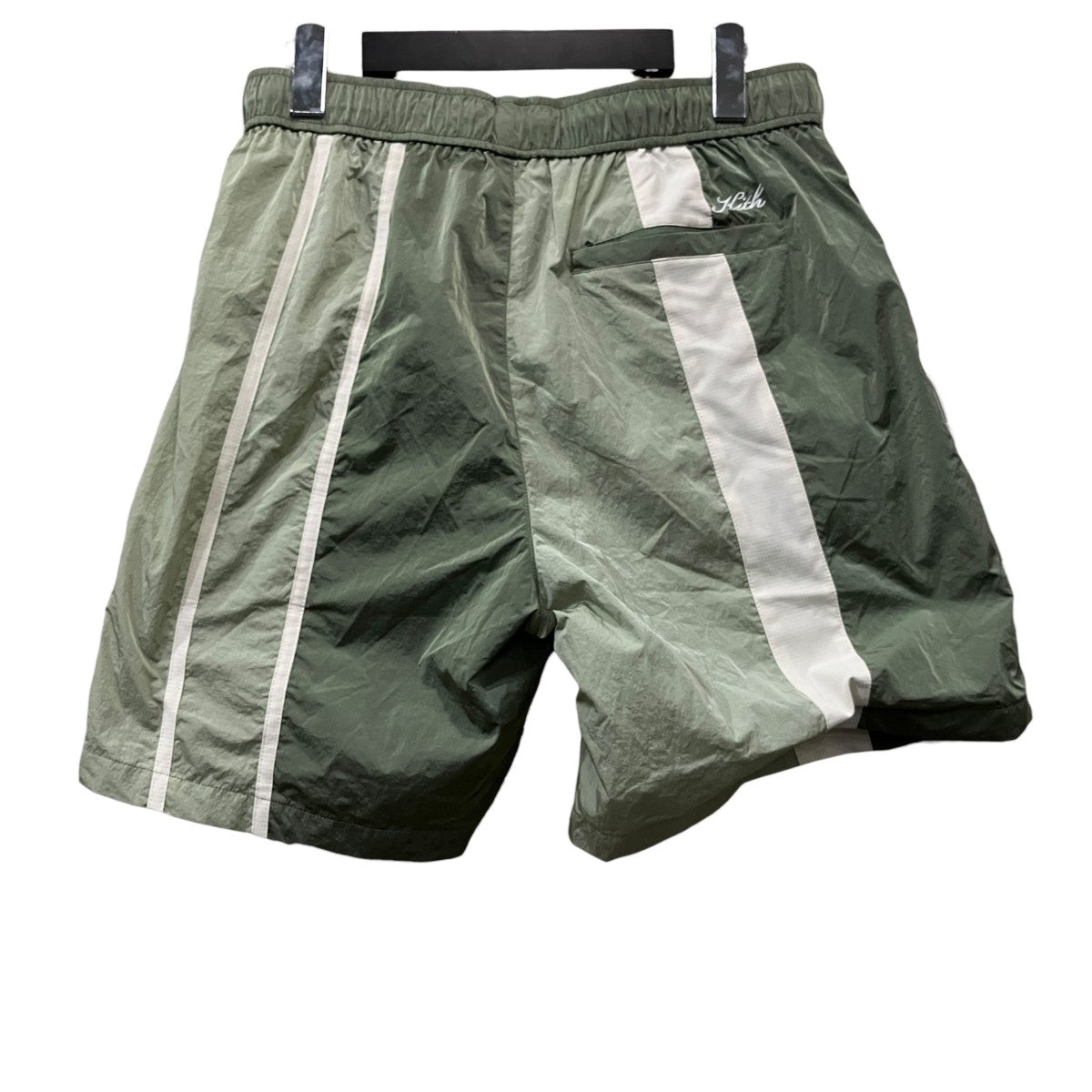 【中古】kithカーゴショーツSサイズ KITH(キス) ナイロンショートパンツ 24-032-060-0011-2-0 カーキ