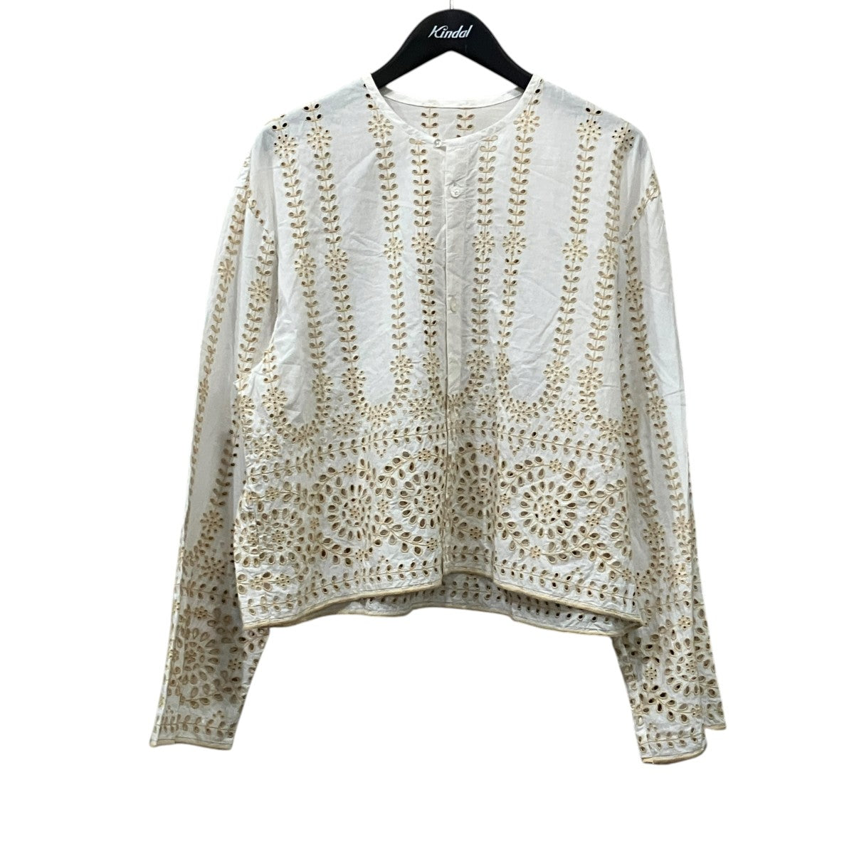URU ノーカラーシャツ 古着・中古-1枚目のアイテム画像