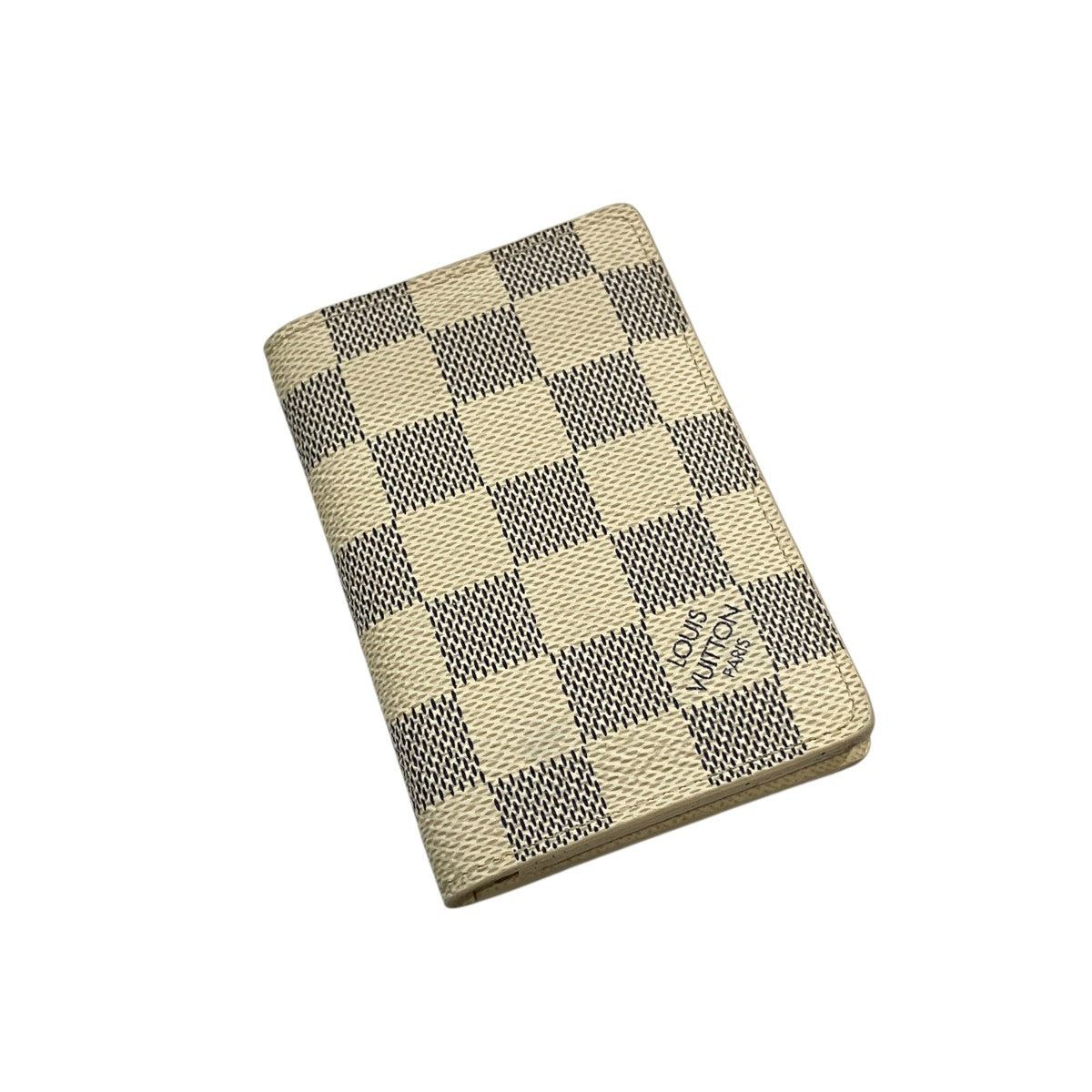 LOUIS VUITTON ダミエ：アズールカードケース 古着・中古-1枚目のアイテム画像