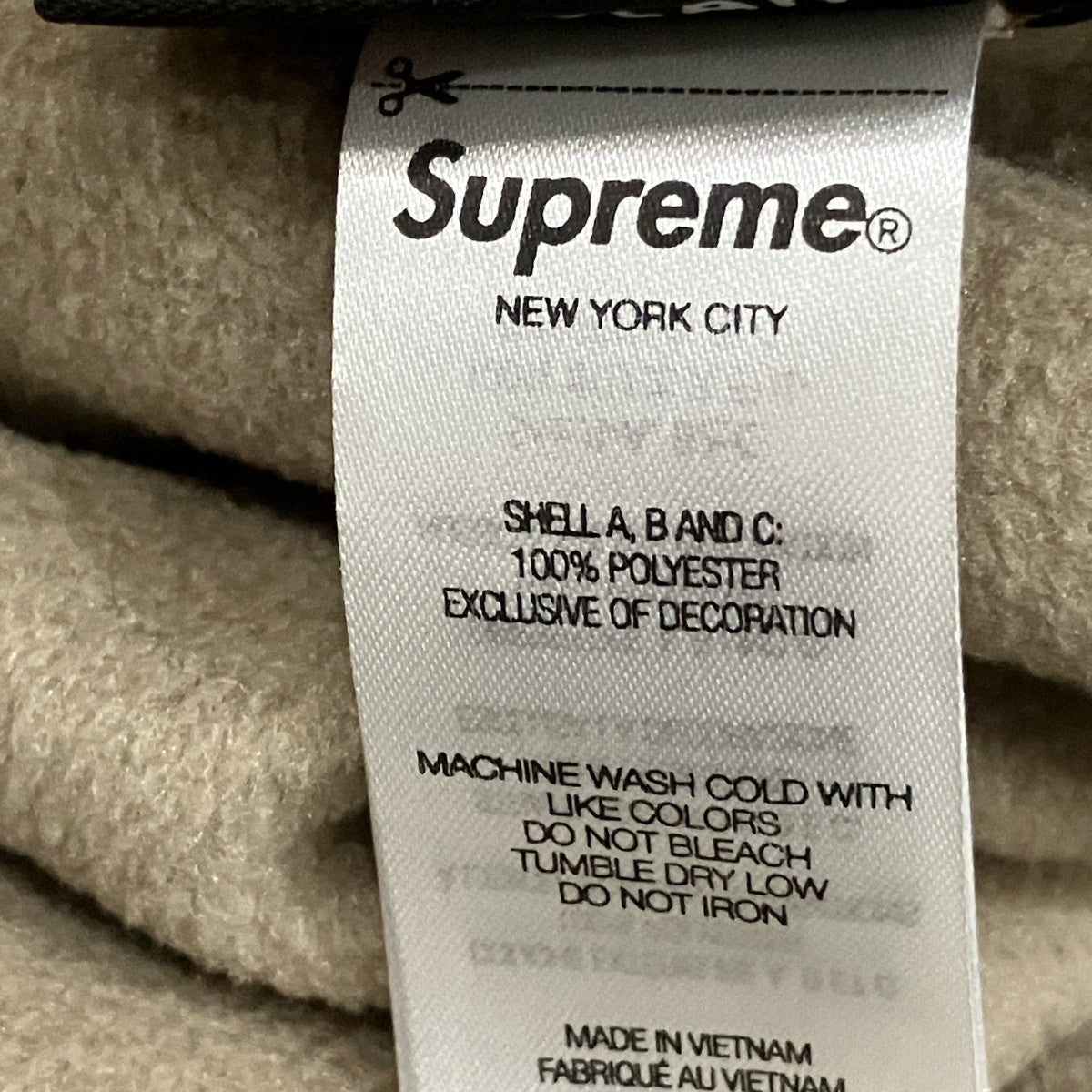Supreme Polartec Zip Jacket フリースジャケット 古着・中古-6枚目のアイテム画像