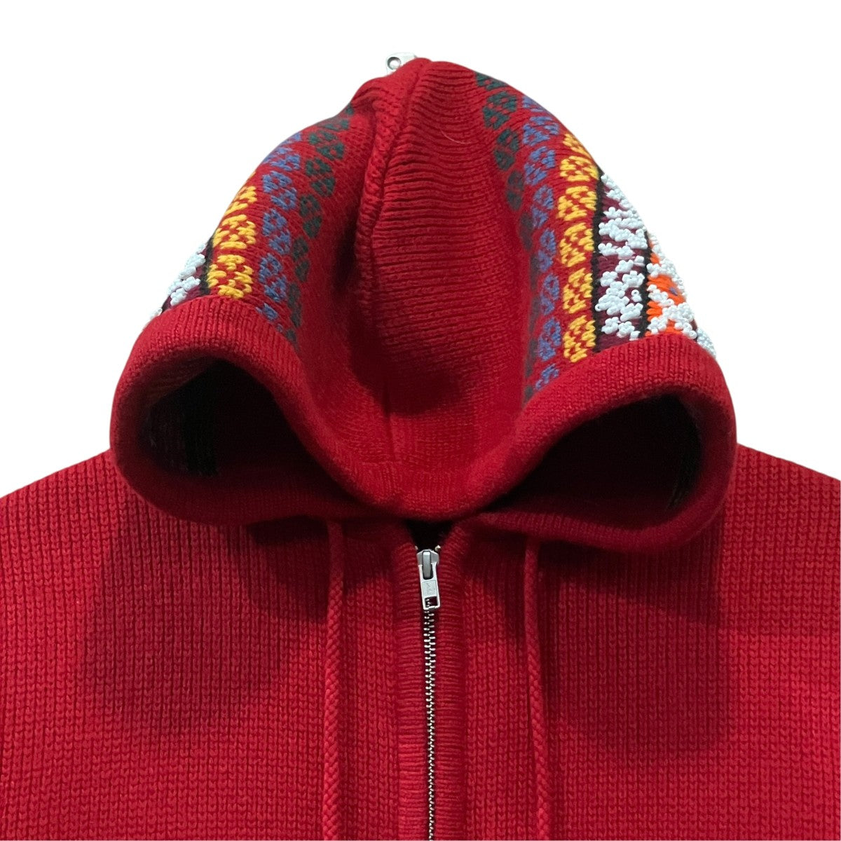 Supreme Beaded Zip Up Hooded Sweater ニットパーカー 古着・中古-3枚目のアイテム画像