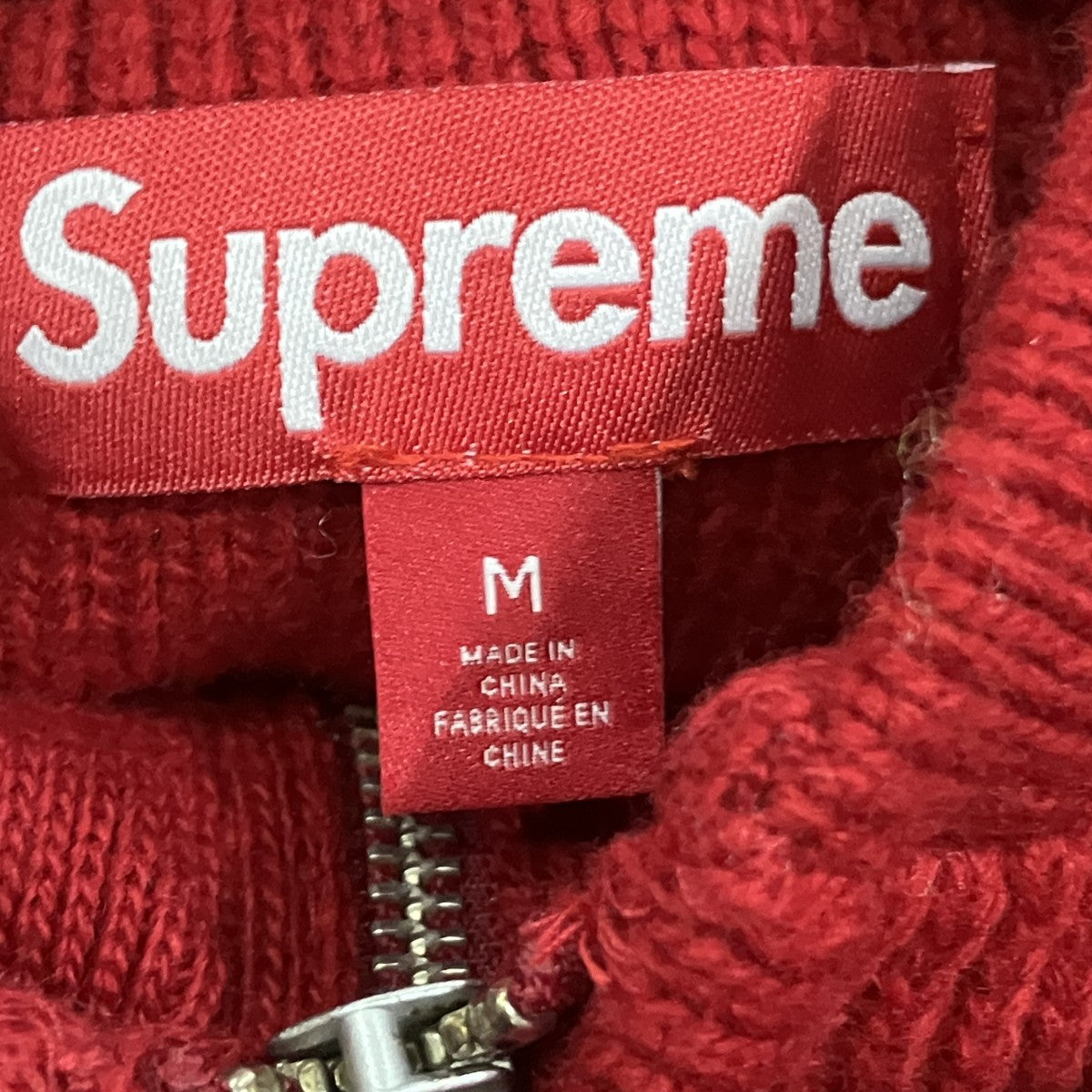 Supreme Beaded Zip Up Hooded Sweater ニットパーカー 古着・中古-5枚目のアイテム画像
