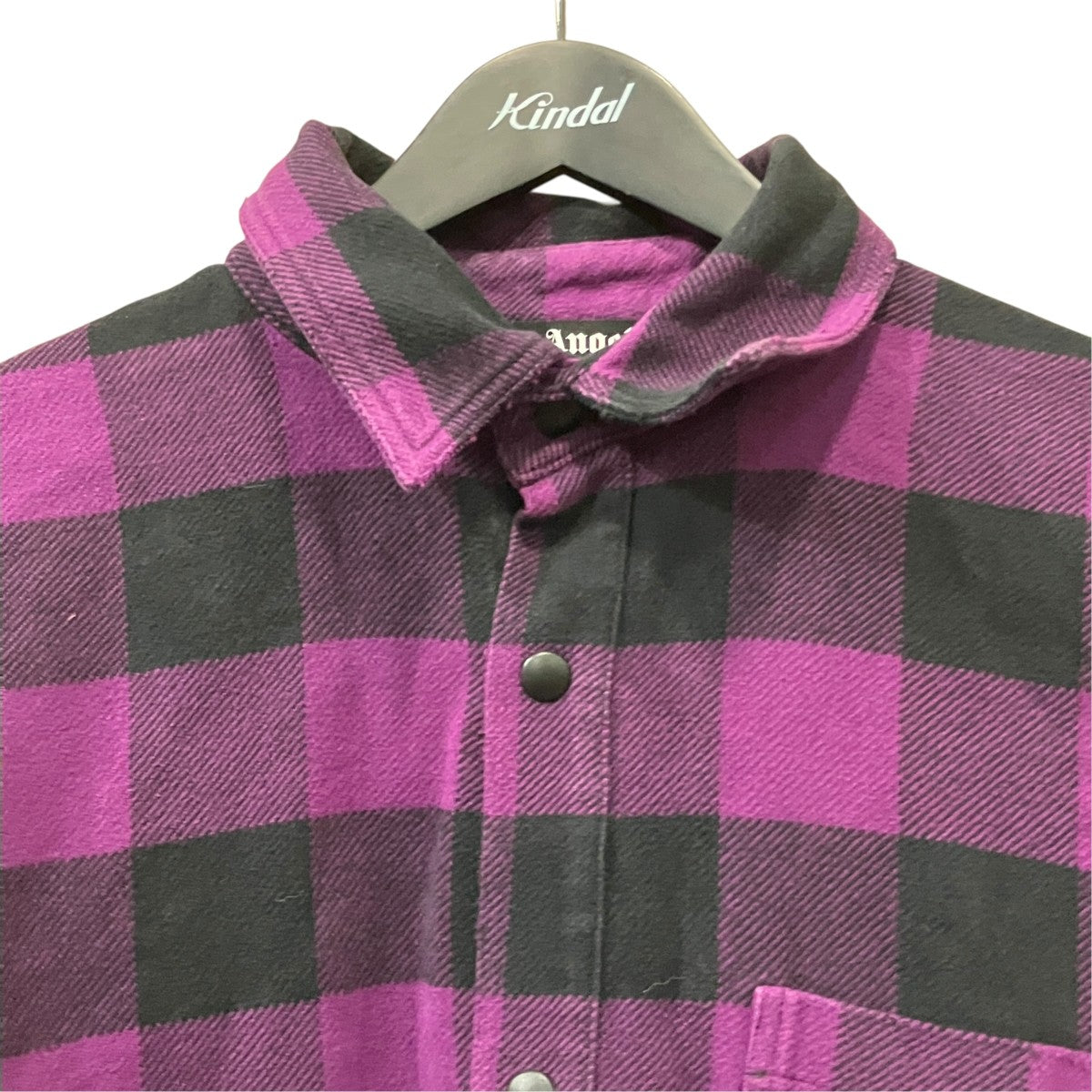 Classic Logo Overshirt バックロゴチェックシャツ