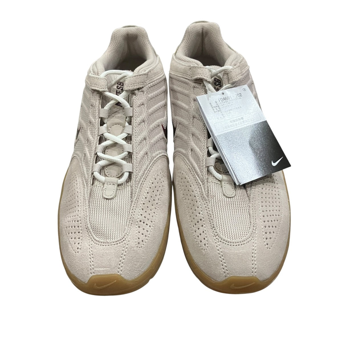 NIKE Vertebrae Cream 2 Phantom Gum Light Brown Burgundy Crush ローカットスニーカー 古着・中古-2枚目のアイテム画像