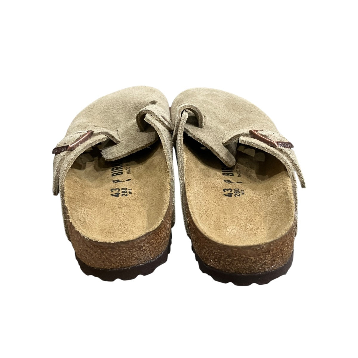 BIRKENSTOCK Boston Taupe (Original Footbed)