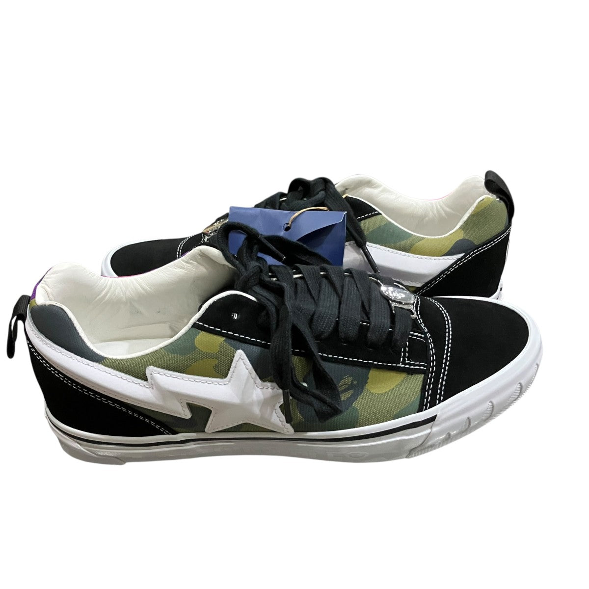 Premium Knu Skool Camo Greenローカットスニーカー