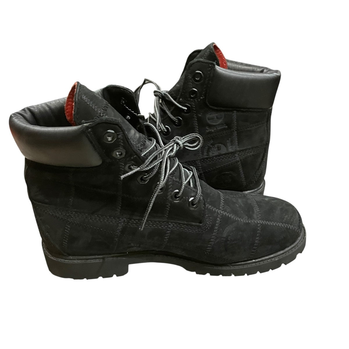 Supreme×Timberland Patchwork 6 Inch Premium Boot Black 古着・中古-3枚目のアイテム画像