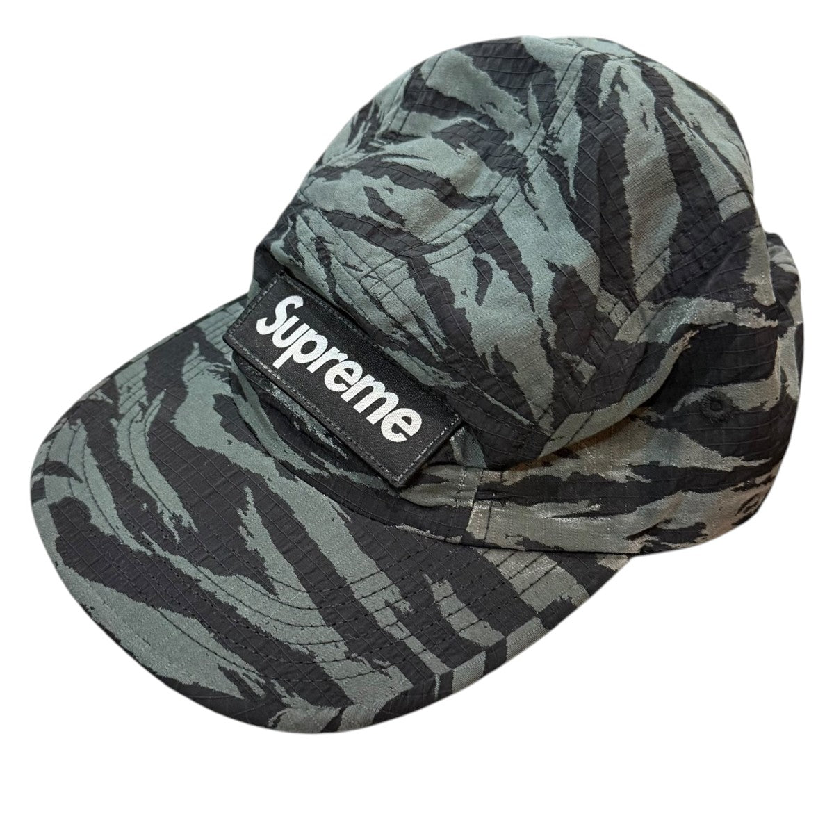 Supreme Tiger Camo Ripstop Camp Capキャップ 古着・中古-1枚目のアイテム画像