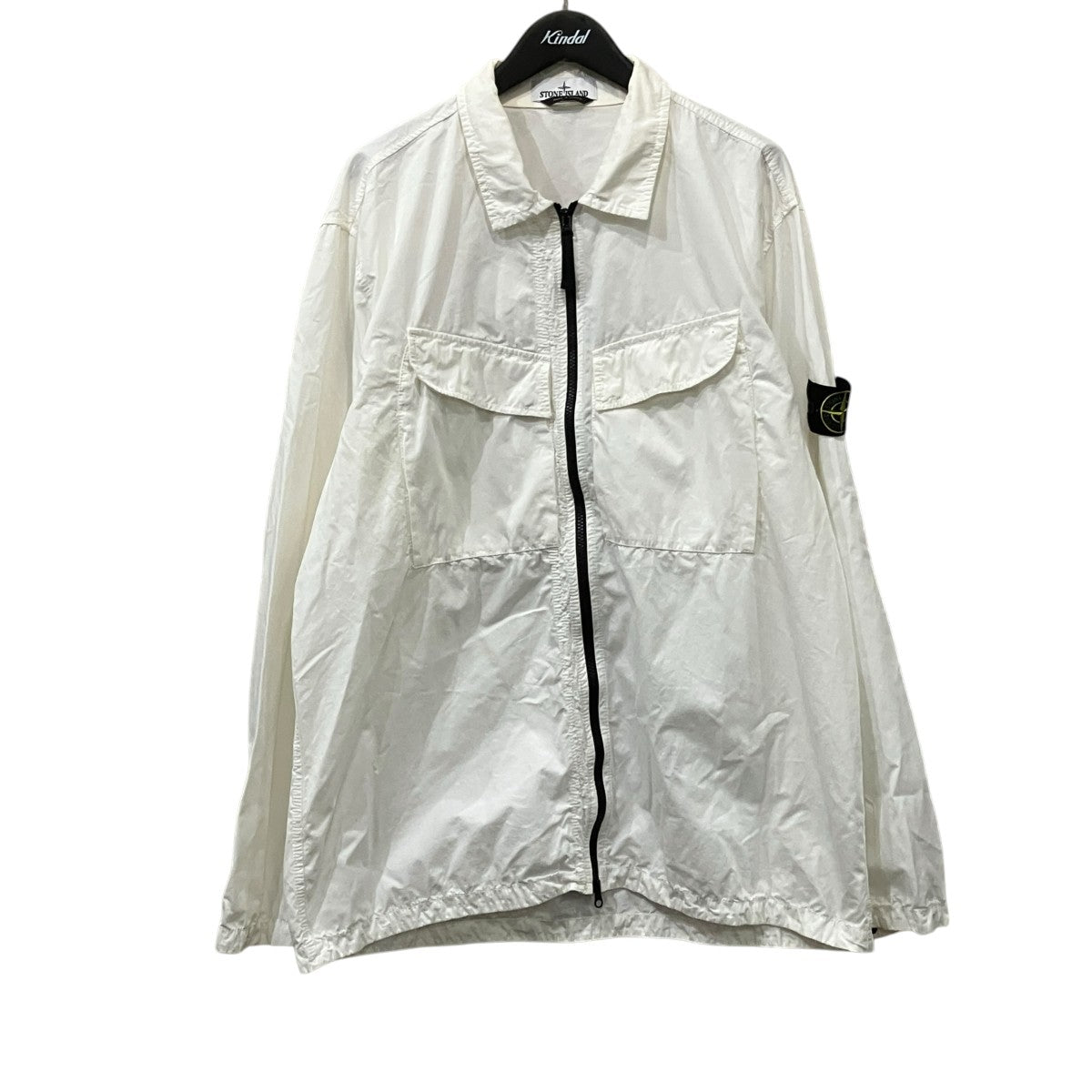 STONE ISLAND Overshirt ワッペンオーバーシャツ 古着・中古-1枚目のアイテム画像
