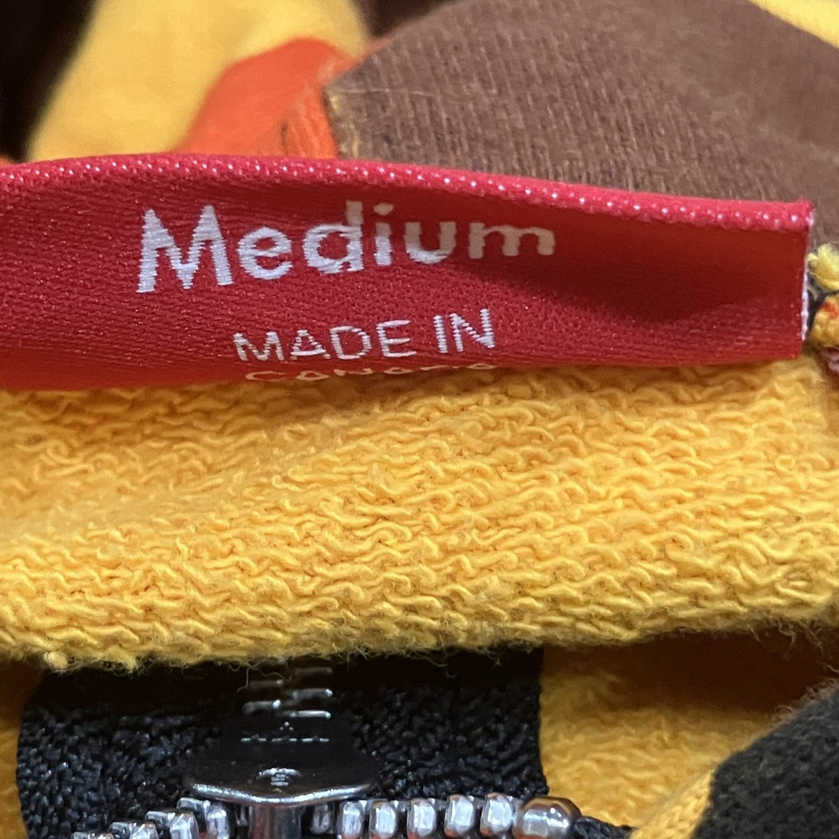 Supreme HOODED FOIL LOGO ZIP UP カモ柄フードロゴ 古着・中古-5枚目のアイテム画像
