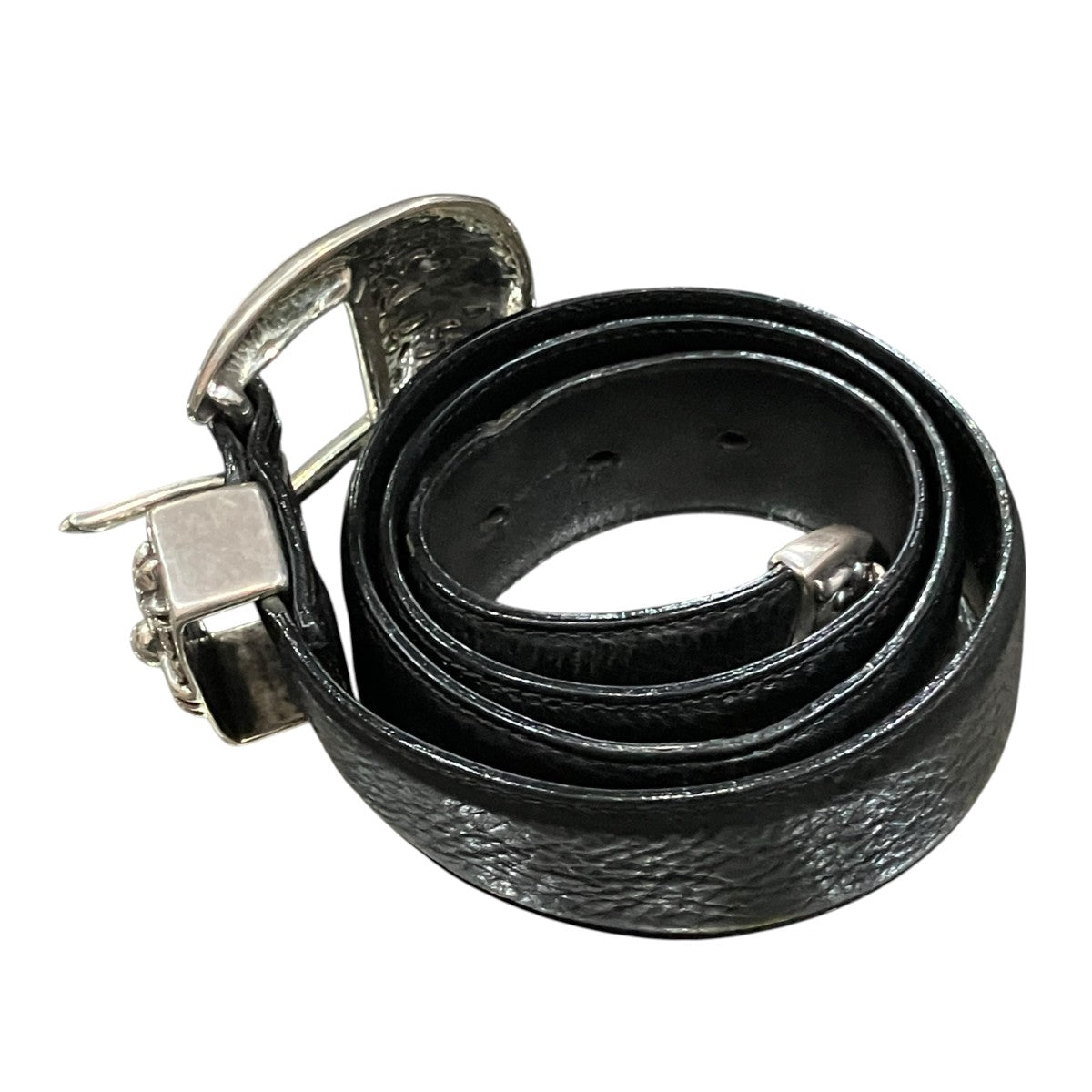 CHROME HEARTS クラシック3PCレザーベルト 古着・中古-3枚目のアイテム画像