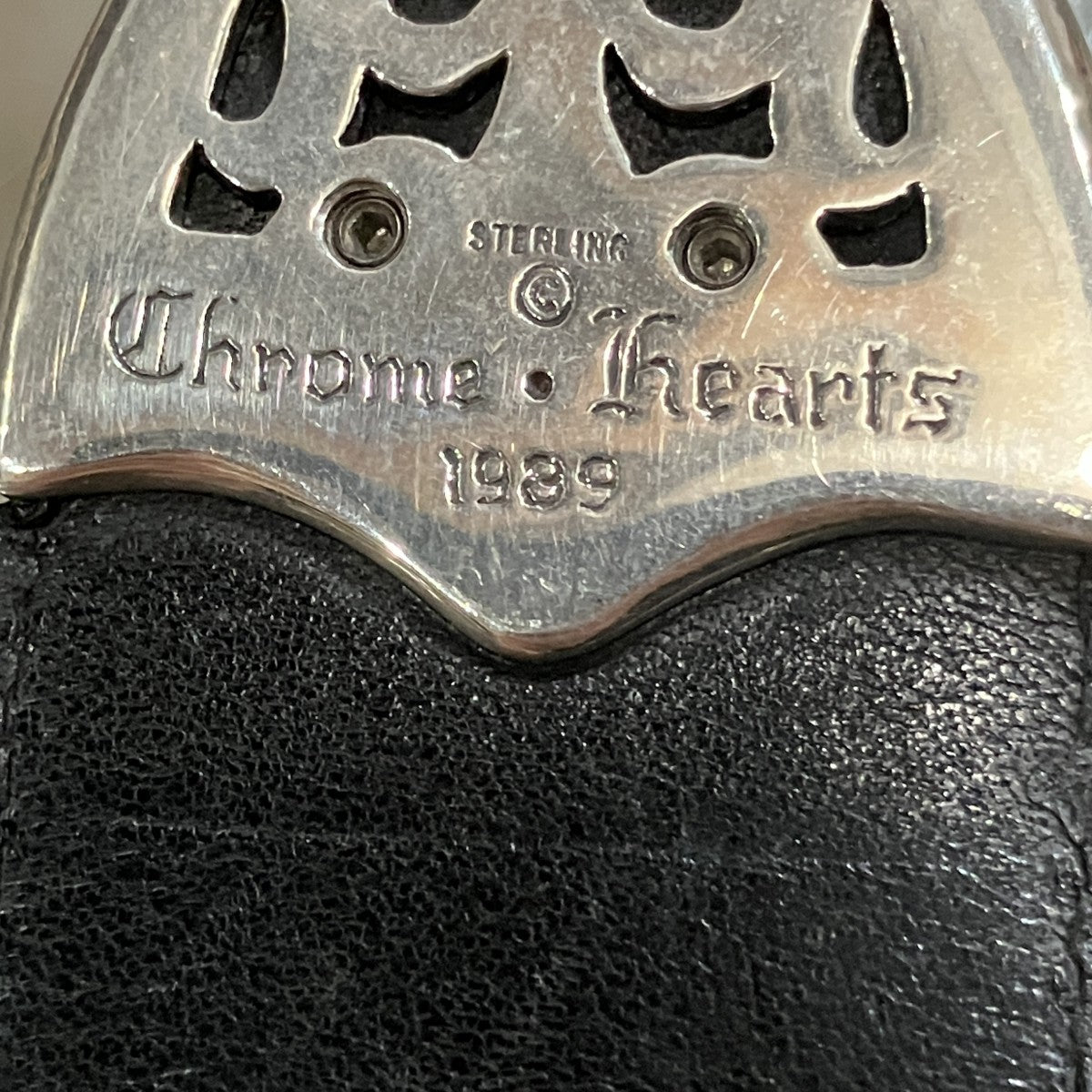 CHROME HEARTS クラシック3PCレザーベルト 古着・中古-9枚目のアイテム画像