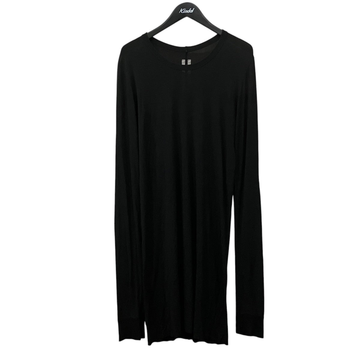 RICK OWENS シルク混シアーロングスリーブカットソー 古着・中古-1枚目のアイテム画像