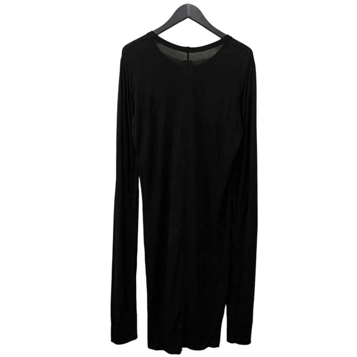 RICK OWENS シルク混シアーロングスリーブカットソー 古着・中古-2枚目のアイテム画像