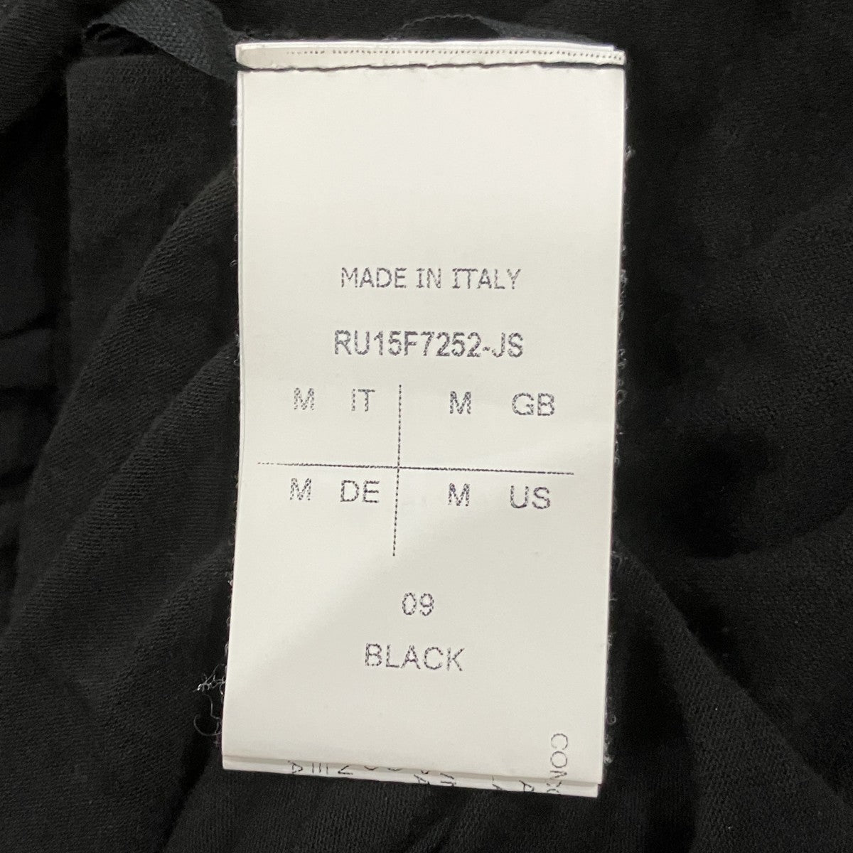 RICK OWENS シルク混シアーロングスリーブカットソー 古着・中古-5枚目のアイテム画像