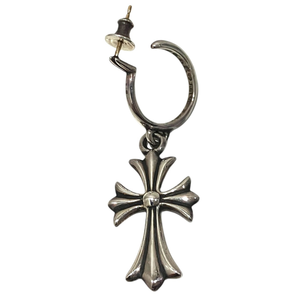 CHROME HEARTS(クロムハーツ) タイニーCHクロスピアス シルバー