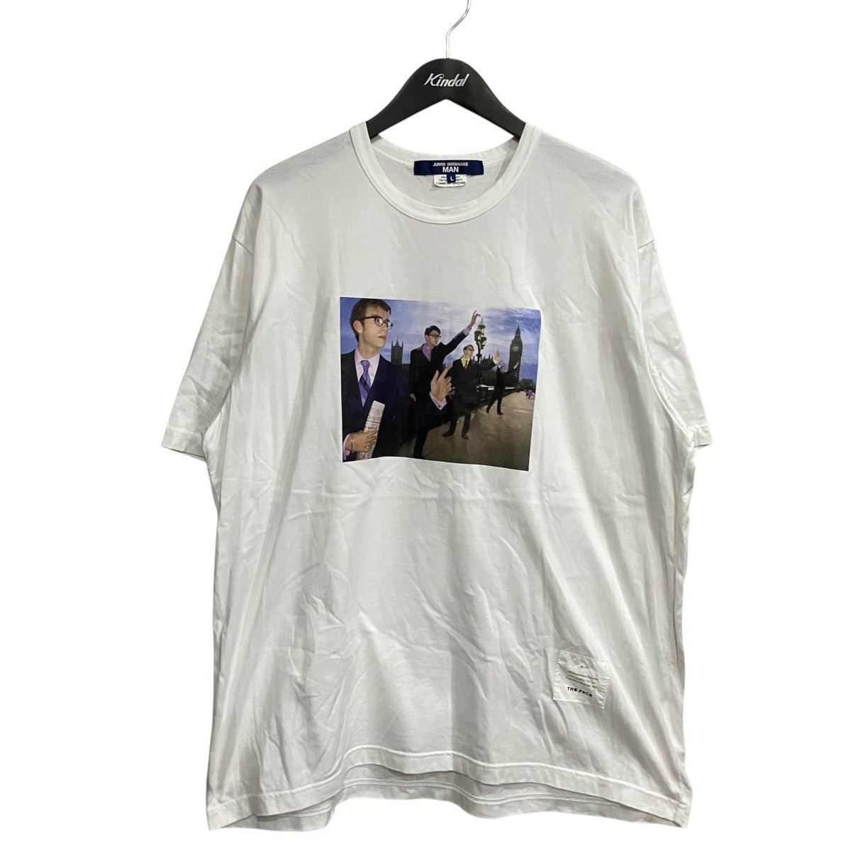 CDG JUNYA WATANABE MAN The Face Blur T-Shirt プリント半袖カットソー 古着・中古-1枚目のアイテム画像