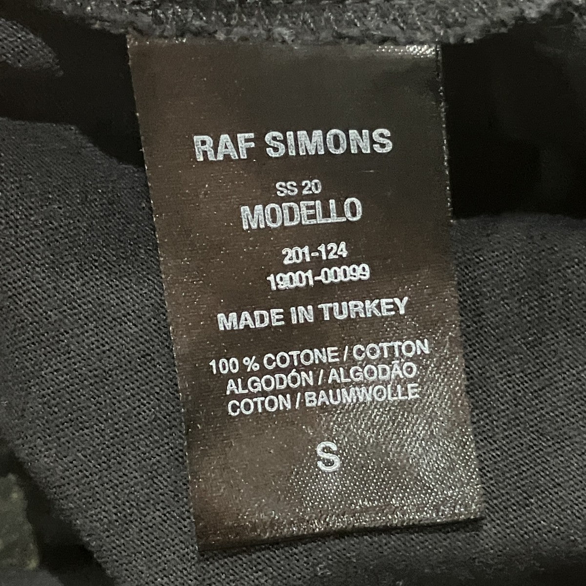 RAF SIMONS 半袖カットソー 古着・中古-6枚目のアイテム画像