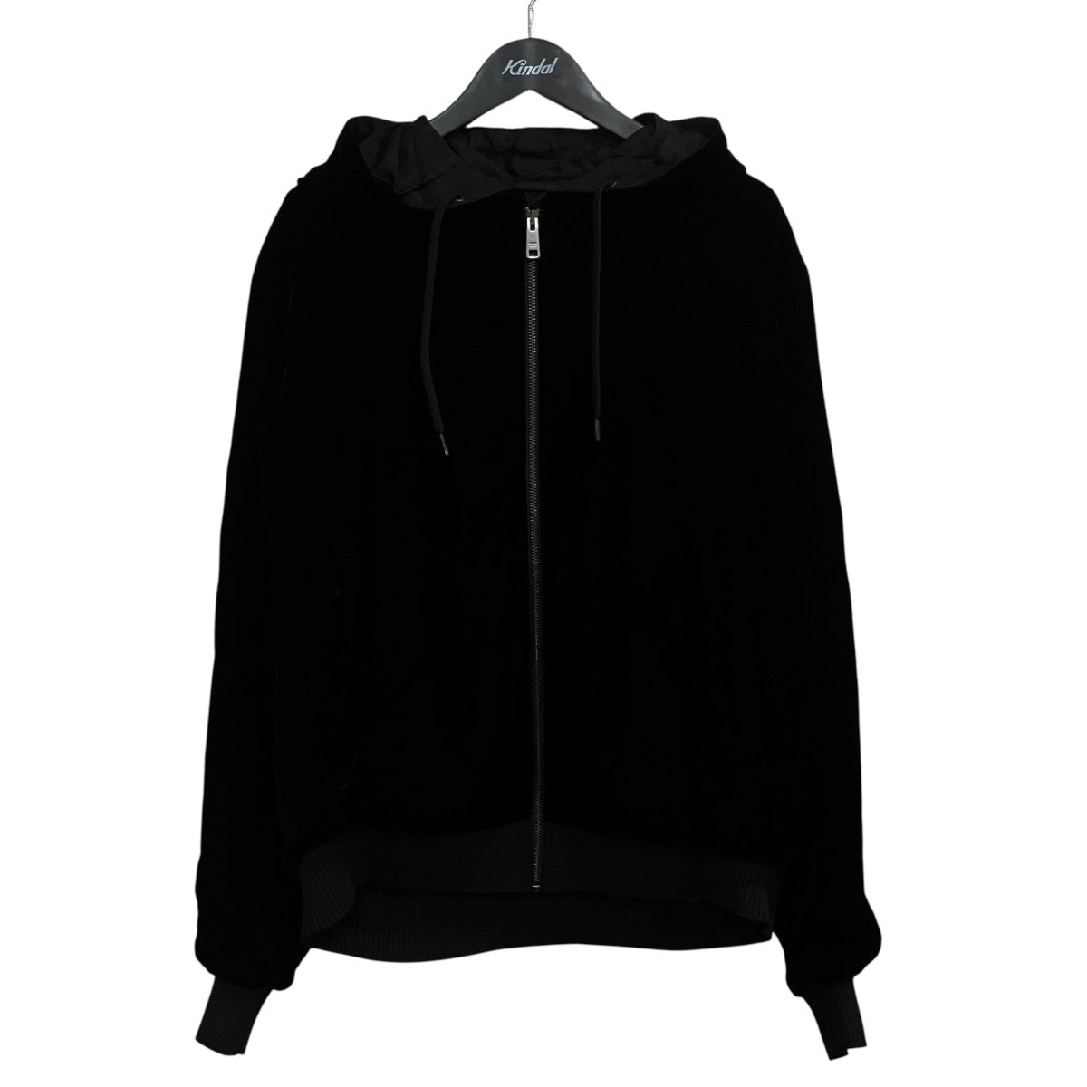 PRADA トライアングルロゴベロアジップ 古着・中古-1枚目のアイテム画像