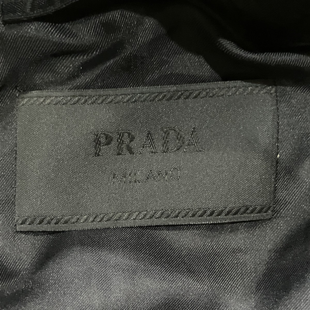PRADA トライアングルロゴベロアジップ 古着・中古-5枚目のアイテム画像
