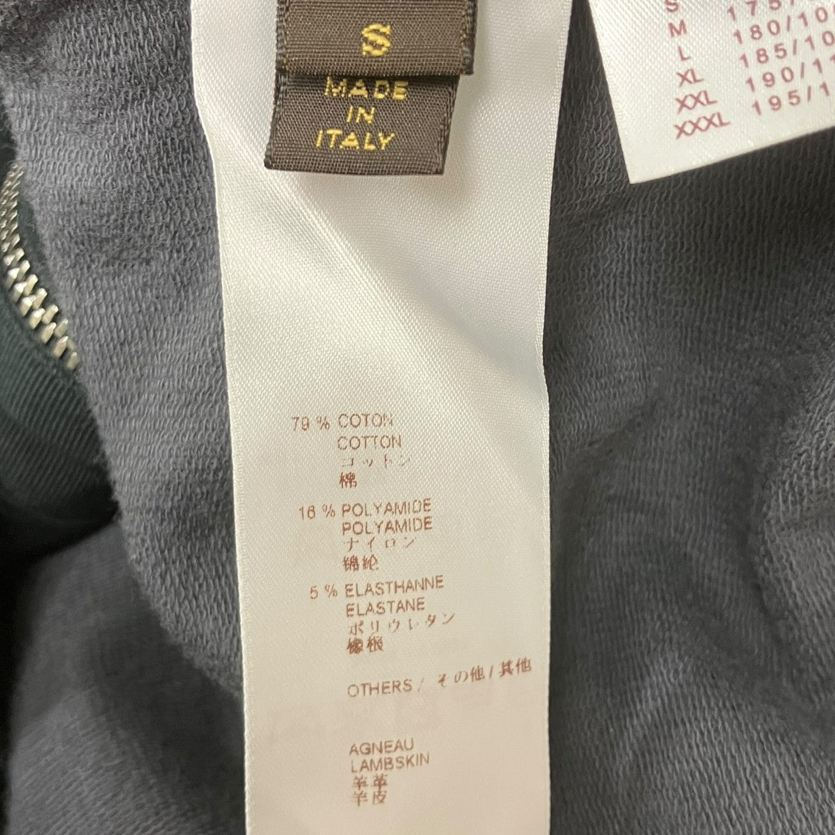 LOUIS VUITTON エンボスロゴカットソージップアップブルゾン 古着・中古-6枚目のアイテム画像