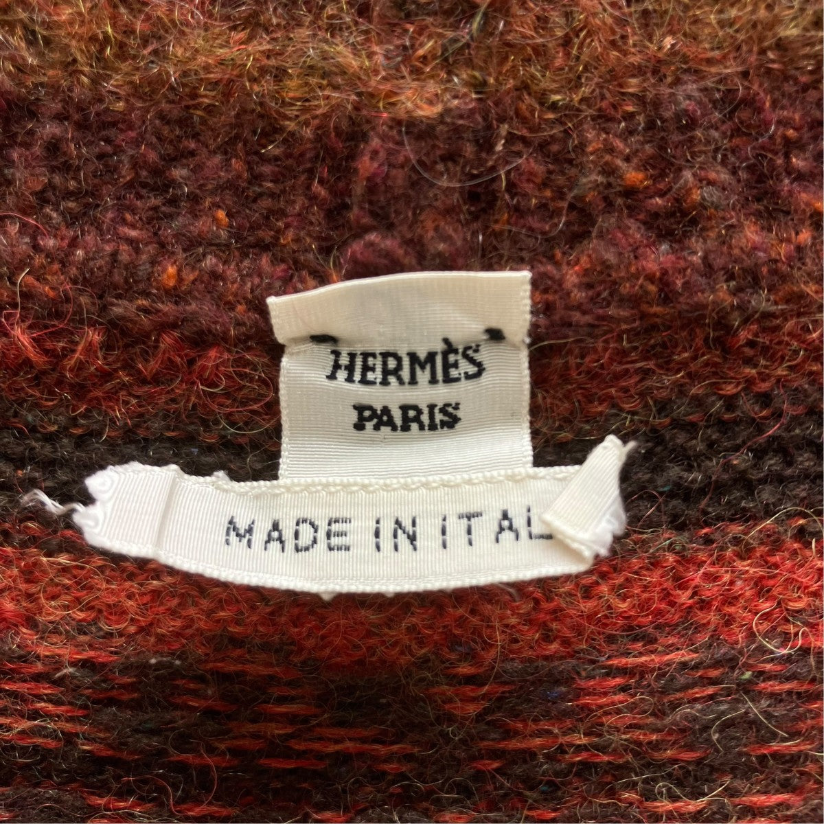 HERMES ロングカーディガン 古着・中古-5枚目のアイテム画像