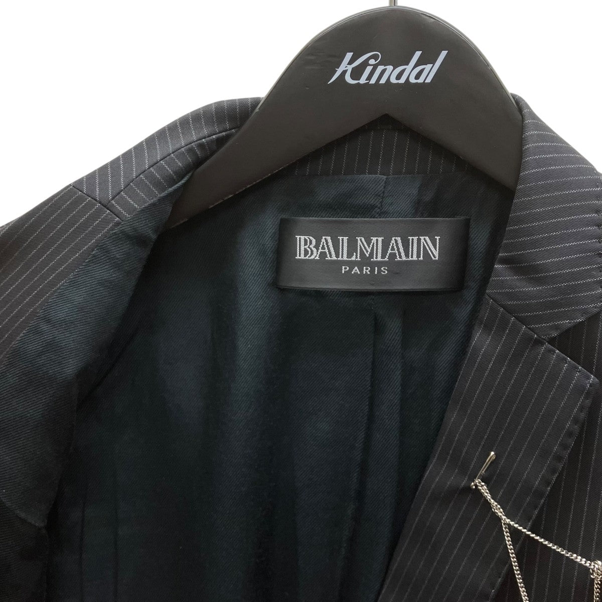 BALMAIN セーフティーピン テーラードジャケット 古着・中古-3枚目のアイテム画像