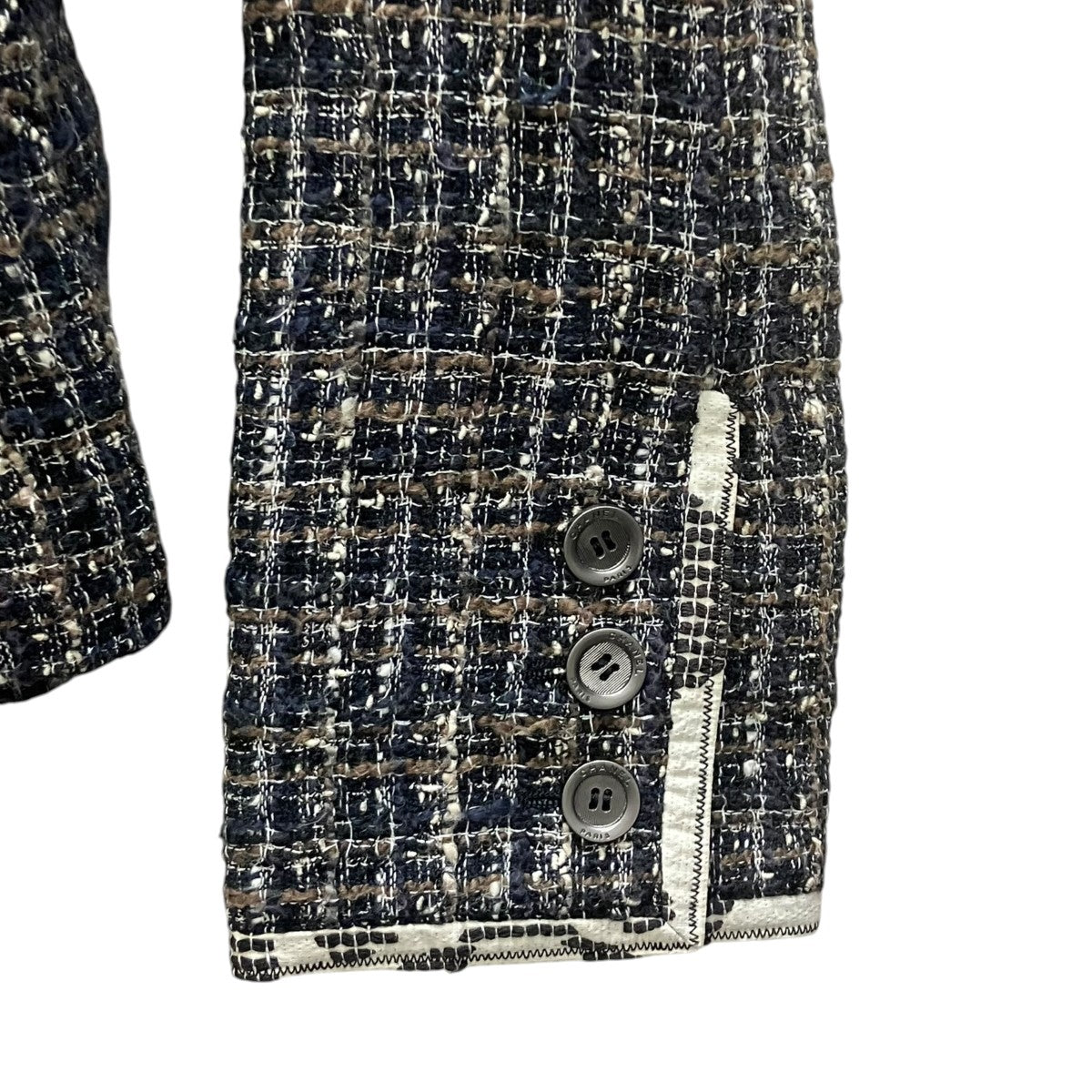 CHANEL ツイードセットアップスーツ 古着・中古-4枚目のアイテム画像