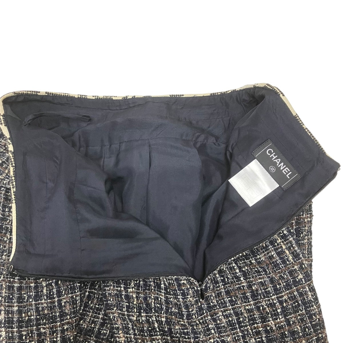 CHANEL ツイードセットアップスーツ 古着・中古-7枚目のアイテム画像
