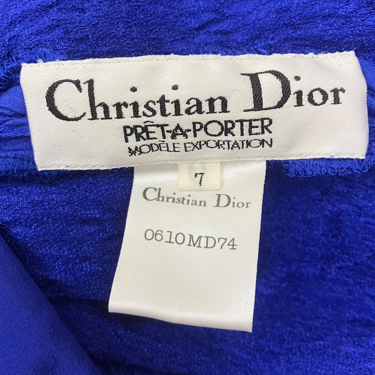 Christian Dior ドレスワンピース 古着・中古-5枚目のアイテム画像
