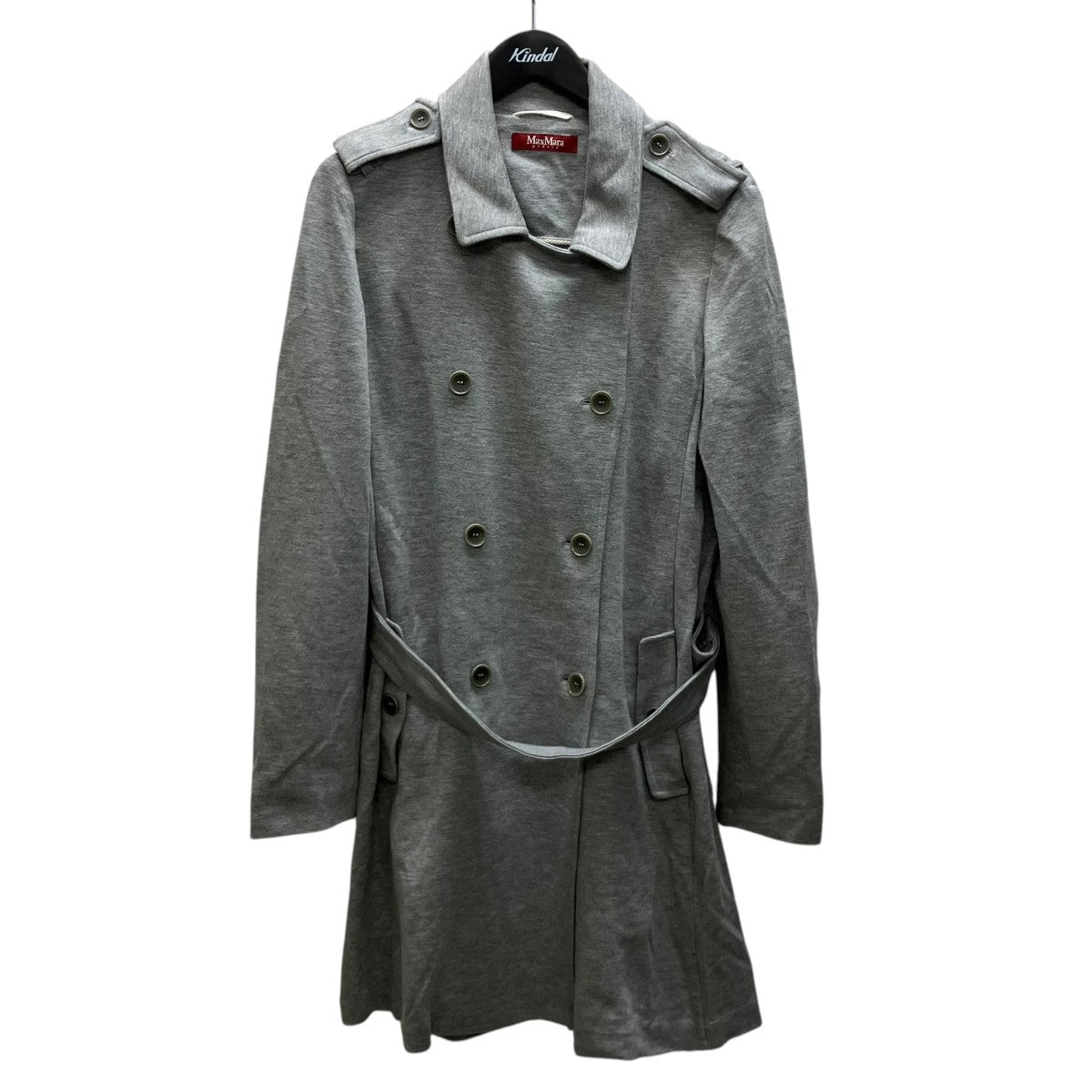 MaxMara スウェットトレンチコート 古着・中古-1枚目のアイテム画像